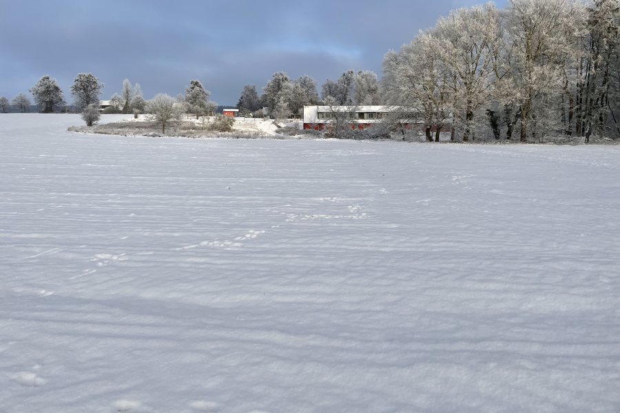Winterlandschaft am pergo